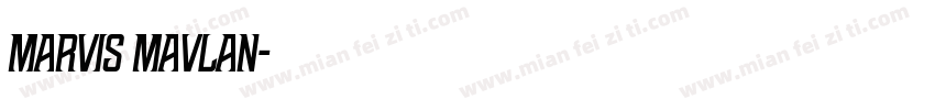 marvis mavlan字体转换